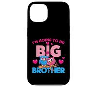 Carcasa para iPhone 13 Men's Boys Kids I'm Going To Be A Big Brother Graphic Design