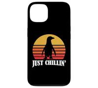 Carcasa para iPhone 13 Mens Womens Kids Retro Vintage Just Chillin' Penguin Lover