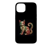 Carcasa para iPhone 13 Mexican Alebrije Cat