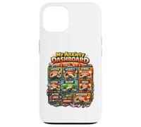 Carcasa para iPhone 13 Mi Ansiedad Dashboard Divertido Salud Mental Humor bajo Cortisol