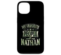 Carcasa para iPhone 13 Mi Gente Favorita me Llama Nathan Nombre Personalizado