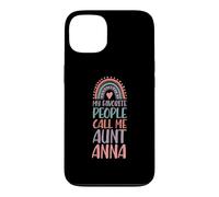 Carcasa para iPhone 13 Mi Gente Favorita me Llama tía Anna Nombre tía