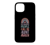 Carcasa para iPhone 13 Mi Gente Favorita me Llama tía Ashley Nombre tía