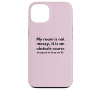 Carcasa para iPhone 13 mi habitación es Carrera de obstáculos