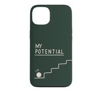 Carcasa para iPhone 13 Mi potencial Motivación Graciosa Humor Perezoso Sarcasmo