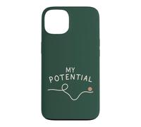 Carcasa para iPhone 13 Mi potencial Positividad Motivación Autoestima Minimalista