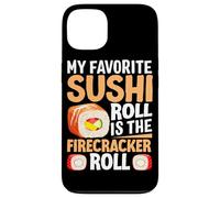 Carcasa para iPhone 13 Mi Rollo de Sushi Favorito es el Rollo de petardo