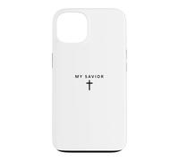 Carcasa para iPhone 13 Mi Salvador Minimalista Fe Jesús Cool Christian