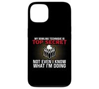 Carcasa para iPhone 13 Mi técnica de Bolos es Top Secret Funny Bowling Bowler