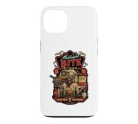 Carcasa para iPhone 13 Midnight Bite Diner Spooky Skeleton Chef Gráfico