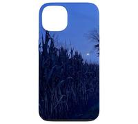Carcasa para iPhone 13 Midwest Gothic Aesthetic Rural Appalachia Moon Corn Field