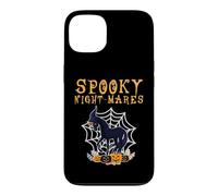 Carcasa para iPhone 13 Miedo Halloween Unicornio Amante de Caballos Spooky Night-Mares