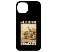 Carcasa para iPhone 13 Miles Before Breakfast Moto Aventura Diseño