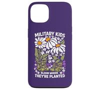 Carcasa para iPhone 13 Militar Niño Diente De León Florece Donde Se Plantan Púrpura