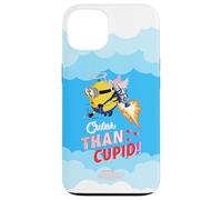 Carcasa para iPhone 13 Minions Cuter Than Cupid