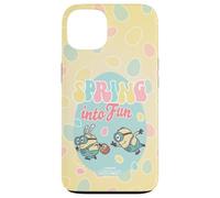 Carcasa para iPhone 13 Minions Easter Spring Into Fun
