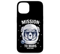 Carcasa para iPhone 13 Mission To Mars Cool Space Astronaut Bear Cartoon Graphic