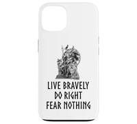 Carcasa para iPhone 13 Mitología nórdica - Dios nórdico Odin - No temer Nada - Medieval