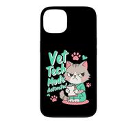 Carcasa para iPhone 13 Modo Vet Tech Activado Funny Cat Veterinary