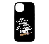 Carcasa para iPhone 13 Moms Against White Baseball Pants - Baseball Season Mom