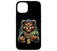 Carcasa para iPhone 13 Money Calling Hip Hop Bear Teddy tee Gángster Rap Swag Dope