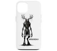 Carcasa para iPhone 13 Monstruo Wendigo, Skinwalker, críptido, Malvado Monstruo de Terror