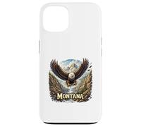 Carcasa para iPhone 13 Montana Wild Peaks Eagle Big Sky