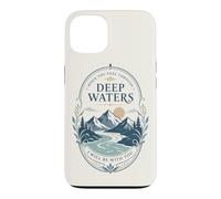 Carcasa para iPhone 13 Mountain River Faith Verse Deep Waters Comfort Cita