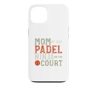 Carcasa para iPhone 13 Mujeres Padel Mamá Diciendo para Madres Padel Ninjas