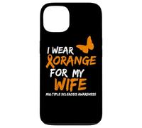 Carcasa para iPhone 13 Multiple Sclerosis Awareness I Wear Orange FOR MY Wife