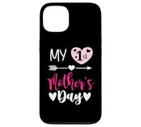 Carcasa para iPhone 13 My First Mothers Day Outfit Mommy 1st Time Mom Happy Mother