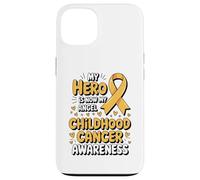 Carcasa para iPhone 13 My Hero Is Now My Angel Childhood Cancer Awareness Apparel