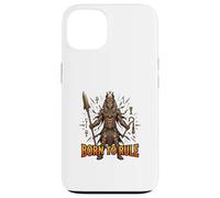 Carcasa para iPhone 13 Nacido para gobernar el Antiguo Rey Egipcio diseño de Poder