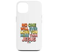 Carcasa para iPhone 13 Nadie te amará más Que Jesús