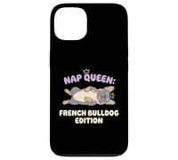 Carcasa para iPhone 13 Nap Queen Bulldog Francés Edición Sleepy Dog Puppy Dueño