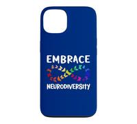 Carcasa para iPhone 13 Neurodiversidad Rainbow Infinity Butterfly TDAH Autismo