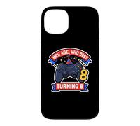 Carcasa para iPhone 13 New Boys Age Who Cumple 8 años, Divertido Jugador de 8 años