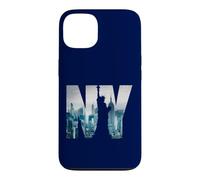 Carcasa para iPhone 13 New York City Statue of Liberty NY Photo Silhouette