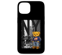 Carcasa para iPhone 13 New York Teddy Bear Street Art Design - NY City Urban Bear