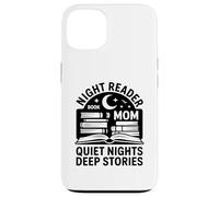 Carcasa para iPhone 13 Night Reader Libro Mamá Noches tranquilas Historias Profundas
