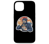 Carcasa para iPhone 13 Ninja Eating Ramen Noodles Lover Traditional Japanese Art