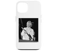 Carcasa para iPhone 13 Nirvana Kurt Cobain en Vivo en la Lectura del incesticiidio 1992