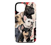 Carcasa para iPhone 13 No Apologies Bulldog Francés Urban Streetwear