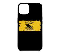 Carcasa para iPhone 13 No pises sobre Nosotros Anarquista Gato Negro Gadsden Parodia