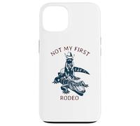 Carcasa para iPhone 13 Not my First Rodeo, Cocodrilo Mapache Campestre al Estilo