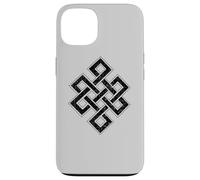 Carcasa para iPhone 13 Nudo Eterno sin Fin Budismo JAINISMO Ciclo DE SABIDURÍA