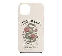 Carcasa para iPhone 13 Nunca Dejes Que la Misma Serpiente te muerda Dos Veces Serpent Rose