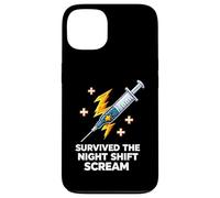Carcasa para iPhone 13 Nurse Survived The Night Shift Scream