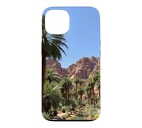 Carcasa para iPhone 13 Obra de Arte del Paisaje del palmeral del Oasis del cañón del Desierto