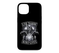 Carcasa para iPhone 13 Oficial Spiral Nine Lives Motorcycle Rider Gothic Fantasy
